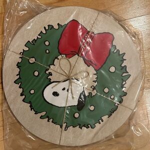 Snoopy & Pottery Barn Christmas placemats